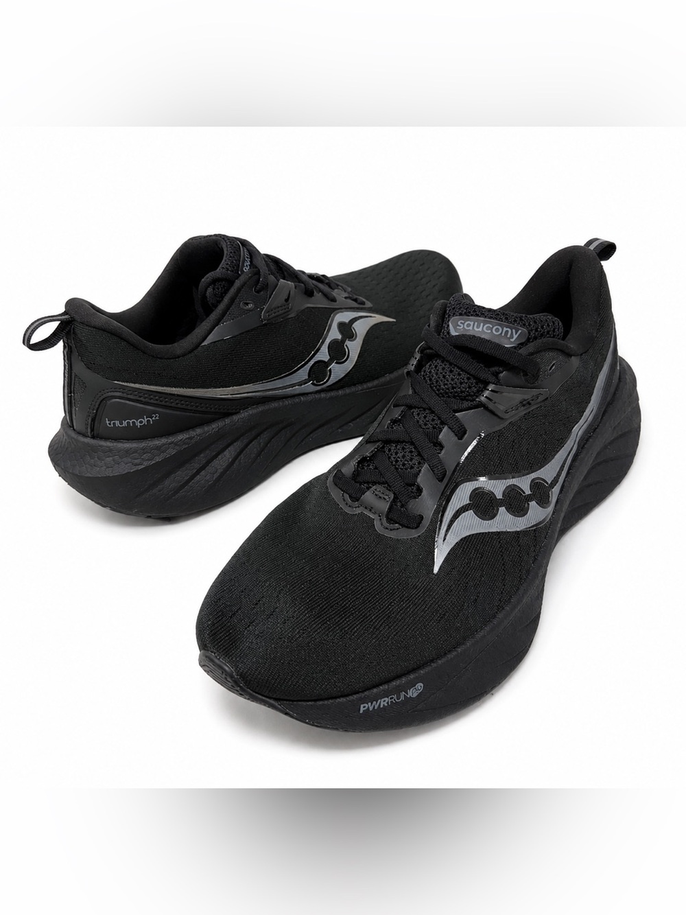 Saucony Men’s Running Shoes Black Gray Athletic Sneakers Size 10.5
